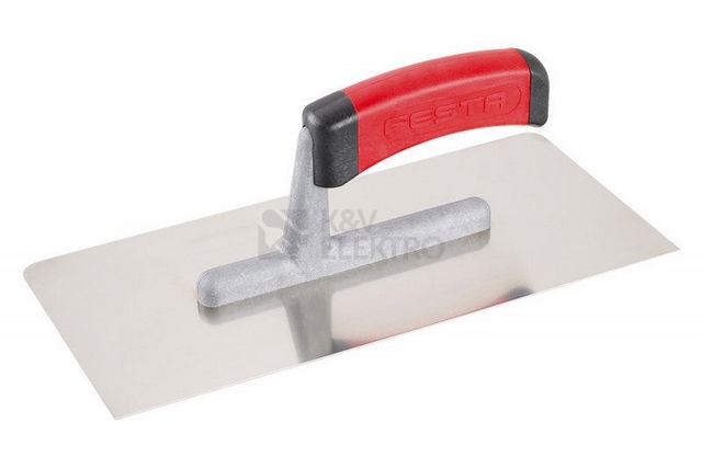 Obrázek produktu Hladítko FESTA nerez gumová rukojeť 280x130mm 2oblé rohy 31148 0