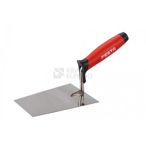 Lžíce nerez zednická FESTA gumová ručka 180x125mm 31235