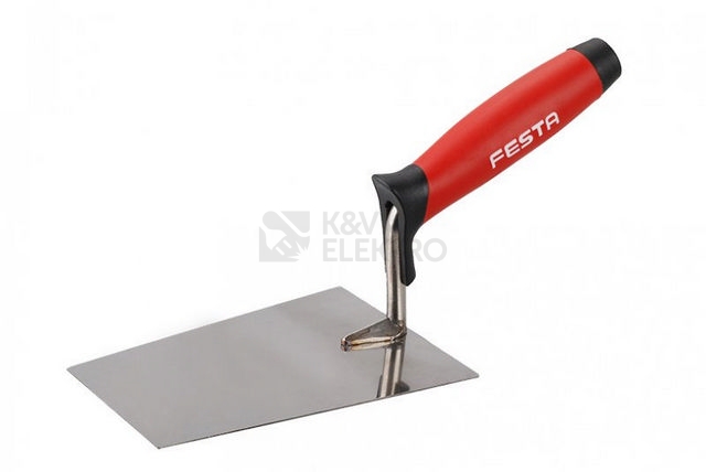 Obrázek produktu Lžíce nerez zednická FESTA gumová ručka 180x125mm 31235 0