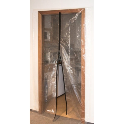 Folie do dveří se zipem 1,2×2,2m maskovací páska 37248