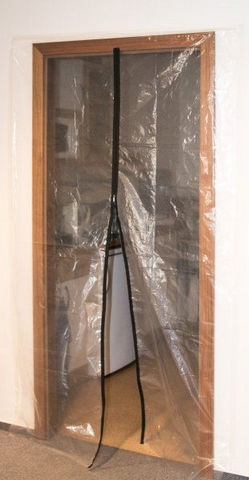 Obrázek produktu Folie do dveří se zipem 1,2x2,2m maskovací páska 37248 1