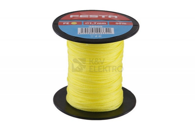 Obrázek produktu Zednický provázek FESTA 1,7mm 50m žlutý 38905 0