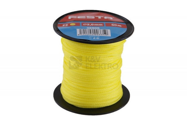 Obrázek produktu Zednický provázek FESTA 2mm 50m žlutý 38906 0