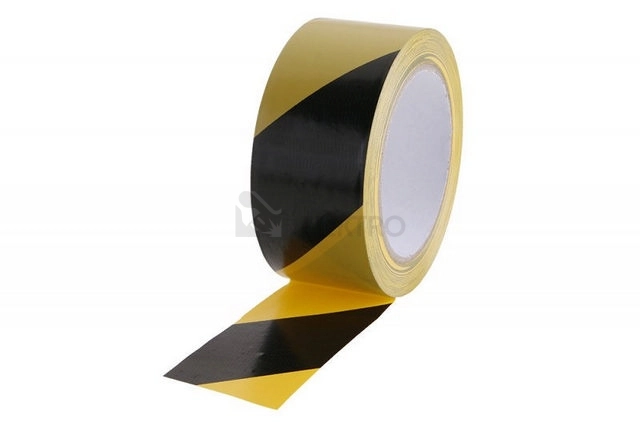 Obrázek produktu Páska varovací samolepící 50mm x 33m černožlutá 38947 0
