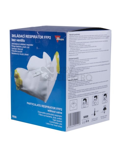 Obrázek produktu Respirátor FFP2 bez ventilu 1