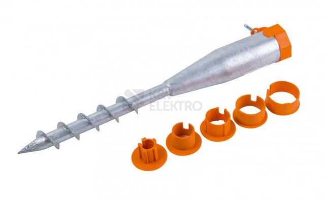 Obrázek produktu Sada zemní vrut 550mm + 5ks redukce 24-55mm ZN 55450 0