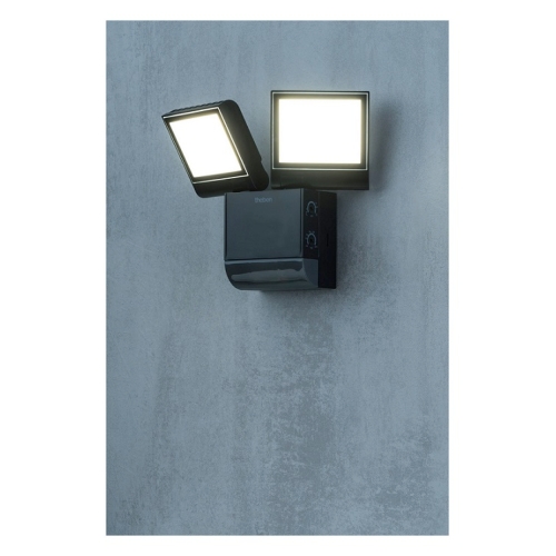 LED reflektor THEBEN s čidlem theLeda S17-100 BK černý 2×8,5W 4000K IP55