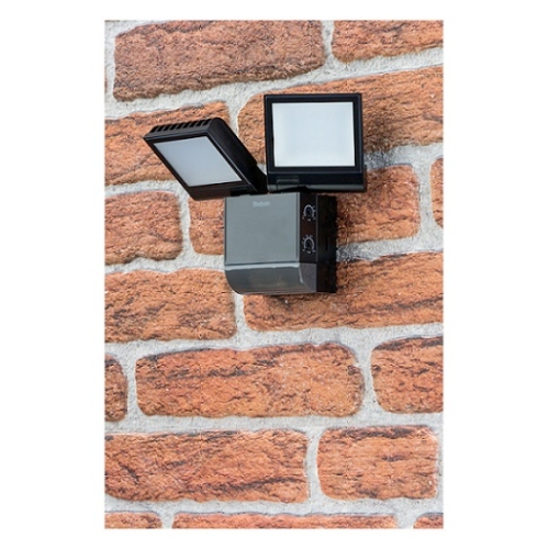 LED reflektor THEBEN s čidlem theLeda S17-100 BK černý 2×8,5W 4000K IP55