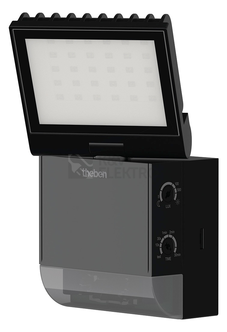 Obrázek produktu LED reflektor THEBEN s čidlem theLeda S8-100 BK černý 8,5W 4000K IP55 0