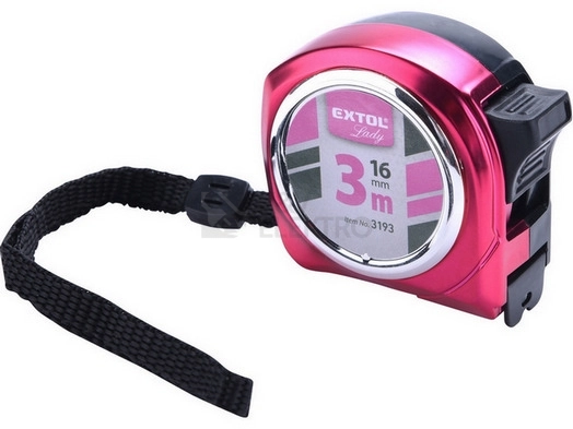 Obrázek produktu Metr svinovací 3m růžový EXTOL LADY 3193 0