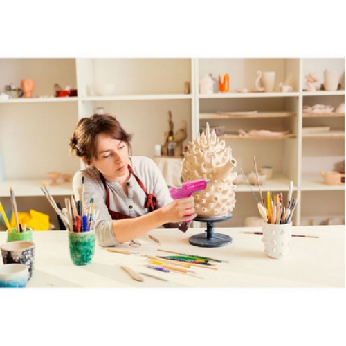 Pistole tavná lepící EXTOL LADY 422004 11mm 40W růžová