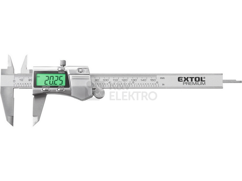 Obrázek produktu Posuvné měřítko digitální EXTOL PREMIUM 8825226 0-150mm 0