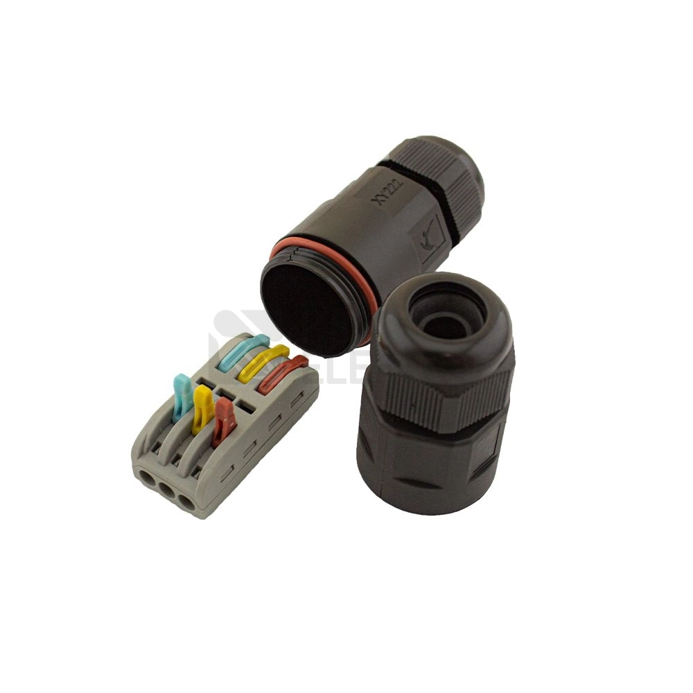 Obrázek produktu Kabelová spojka 3x0,5-2,5mm2 bezšroubová FK Technics FK-I3P-IP68-W 4739727 0