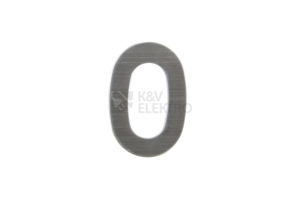Obrázek produktu Nerezové domovní číslo v plochém 2D provedení Richter RN.75L.0.N 0