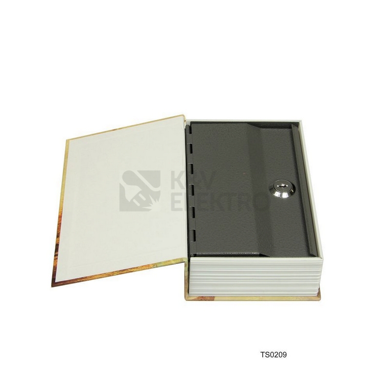 Obrázek produktu Ocelová bezpečnostní schránka ve tvaru knihy Richter TS.0209 1