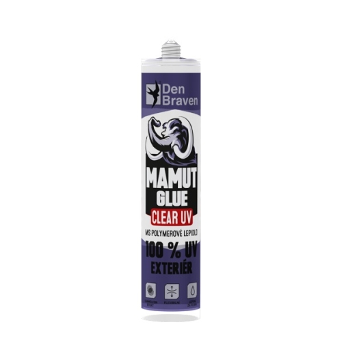 Levně Den Braven lepidlo MAMUT GLUE CLEAR UV 290ml transparent 51933BD