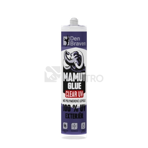  Den Braven lepidlo MAMUT GLUE CLEAR UV 290ml transparent 51933BD