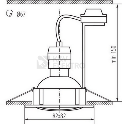 Obrázek produktu Podhledová svítidla Kanlux TRIBIS II L W set 3ks GU10 3000K bílá 23849 1