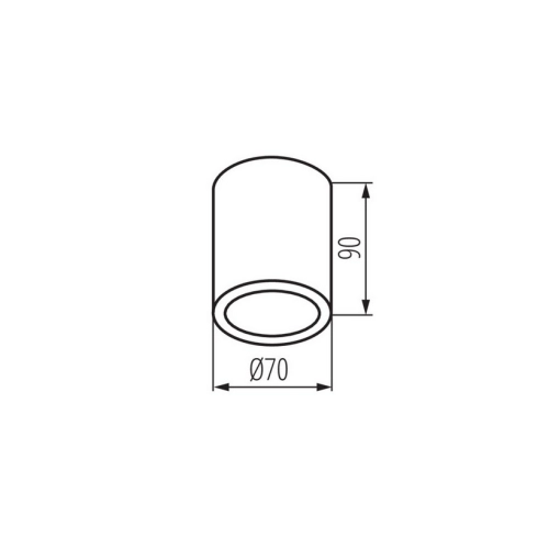 Stropní bodové svítidlo Kanlux AQILO IP65 DSO-W GU10 33360 bílá (obrázek 5)