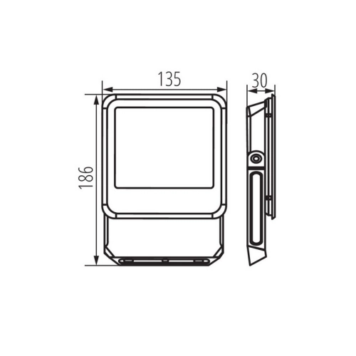 LED reflektor Kanlux IQ-LED FL-30W-NW IP65 33882 (obrázek 8)