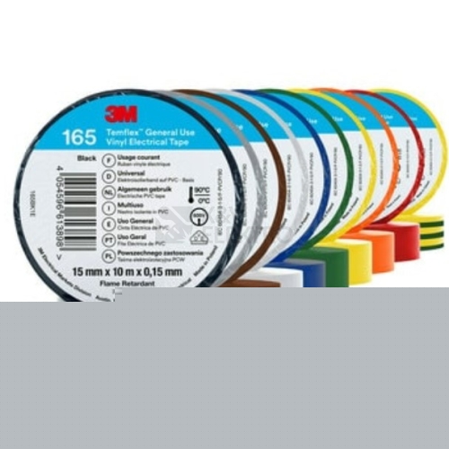 Izolační páska 3M TEMFLEX 165 15mm x 10m sada barev (duha)