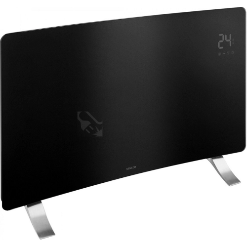 Chytrý skleněný WiFi přímotop SENCOR SCF 4741BK 1200/2400W