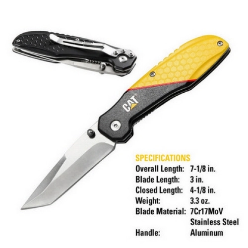 Zavírací nůž s nerezovou Tanto čepelí CATERPILLAR 980047 (obrázek 6)