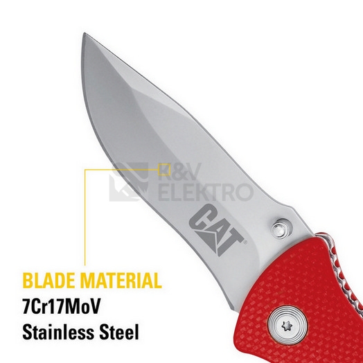 Obrázek produktu Zavírací nůž s nerezovou čepelí CATERPILLAR 980125 3