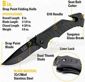 Obrázek produktu Sada nožů a multifunkčního nářadí CATERPILLAR 980103 3