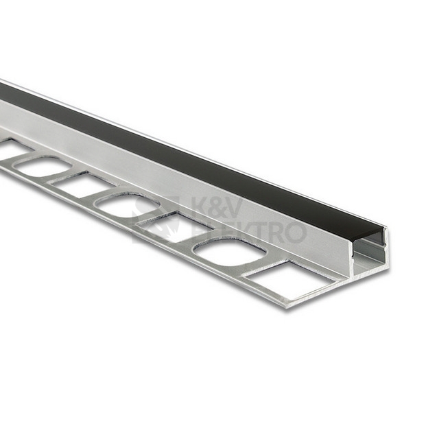 Obrázek produktu Obkladový hliníkový profil McLED DP 33x11mm včetně černého difuzoru 2m ML-761.077.43.2 1