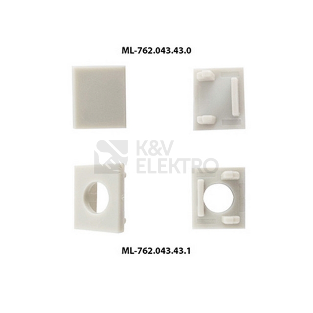 Obrázek produktu Obkladový hliníkový profil McLED DP 33x11mm včetně černého difuzoru 2m ML-761.077.43.2 3