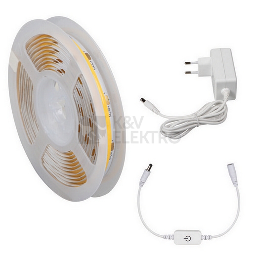 Obrázek produktu Sada LED pásku Kanlux LED COB SET 3M DIM-WW teplá bílá 3000K vypínač s funkcí stmívače 0