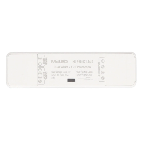 Zesilovač signálu McLED ML-950.021.14.0 Nano pro dual white LED pásky