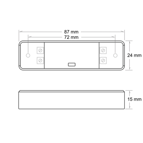 Zesilovač signálu McLED ML-950.021.14.0 Nano pro dual white LED pásky