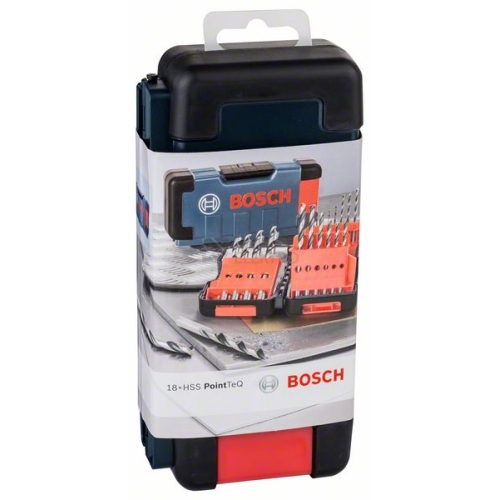 Sada vrtáků do kovu 18dílná Bosch Twist Speed ToughBox HSS PointTeQ 2.608.577.350