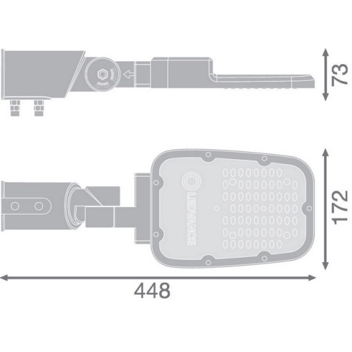 Svítidlo veřejného osvětlení LEDVANCE STREETLIGHT AREA SMALL RV20ST LED 30W/727 2700K 3900lm (obrázek 6)