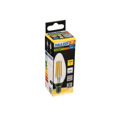 LED žárovka E14 McLED 4,7W (40W) teplá bílá (2700K) svíčka ML-323.032.87.0 (obrázek 4)