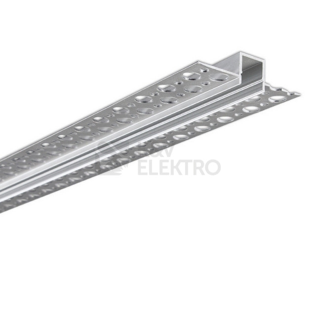 Obrázek produktu Vestavný hliníkový profil McLED AG pro sádrokarton 53x14mm včetně černého difuzoru 2m ML-761.073.43.2 2
