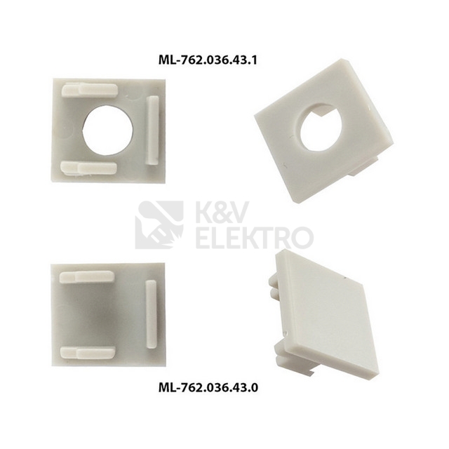 Obrázek produktu Vestavný hliníkový profil McLED AG pro sádrokarton 53x14mm včetně černého difuzoru 2m ML-761.073.43.2 3