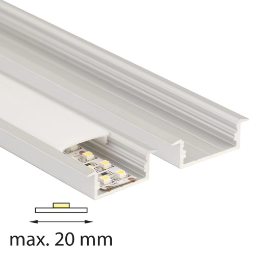Vestavný hliníkový profil McLED VD 30x10mm s matným difuzorem 2m ML-761.080.43.2 (obrázek 6)