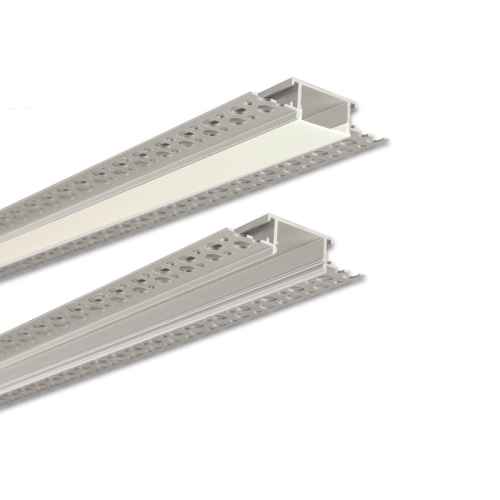 Hliníkový profil McLED AZ pro sádrokarton 62x14mm včetně matného difuzoru 2m ML-761.084.43.2