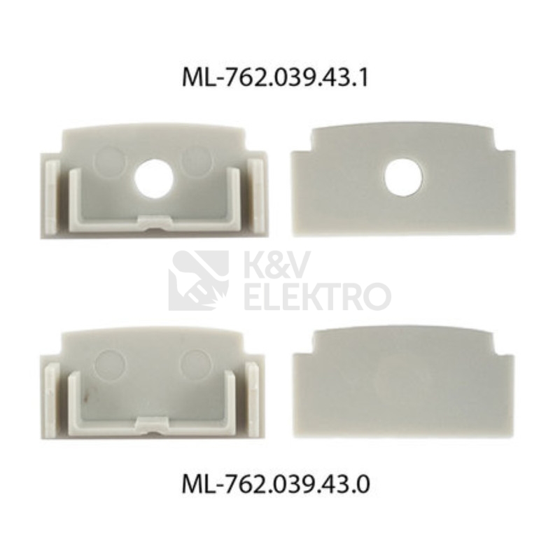 Obrázek produktu Hliníkový profil McLED AZ pro sádrokarton 62x14mm včetně matného difuzoru 2m ML-761.084.43.2 3