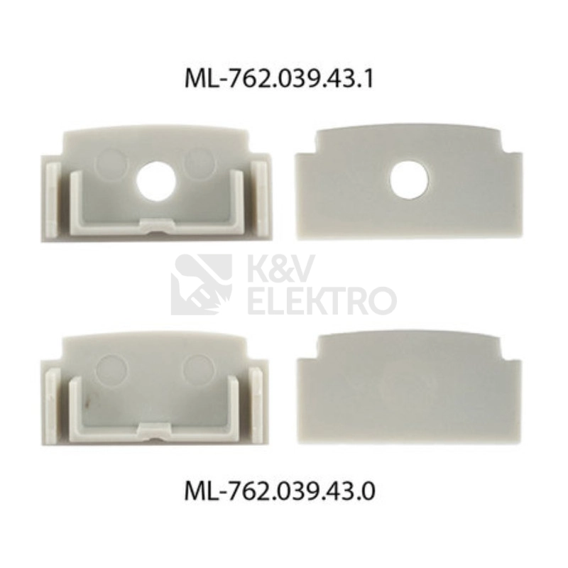 Obrázek produktu Hliníkový profil McLED AZ pro sádrokarton 62x14mm včetně matného difuzoru 2m ML-761.084.43.2 3