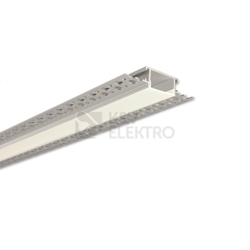 Obrázek produktu Hliníkový profil McLED AZ pro sádrokarton 62x14mm včetně matného difuzoru 2m ML-761.084.43.2 6