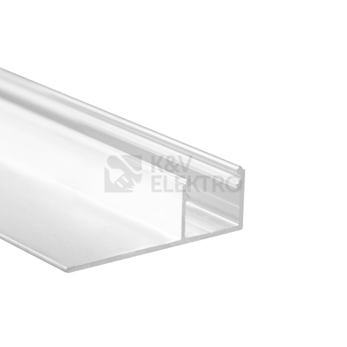 Hliníkový profil McLED pro sádrokartony AW 47x15mm včetně mléčného difuzoru 2m ML-761.335.05.2