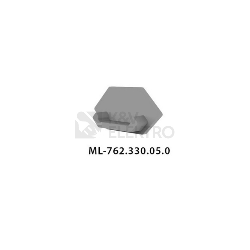 Koncovka LED profilu DE bez otvoru McLED ML-762.330.05.0