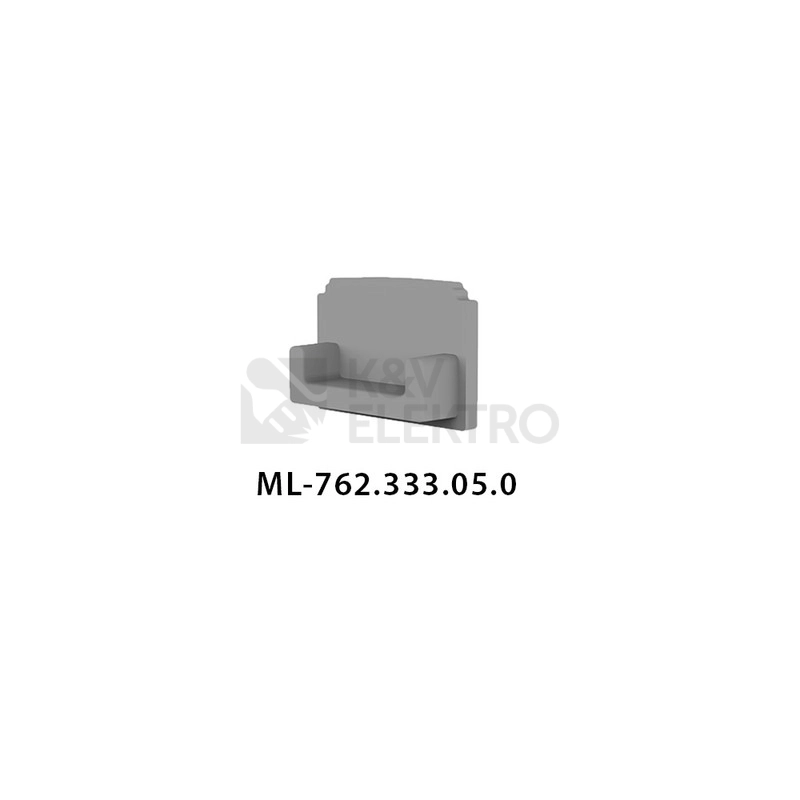 Obrázek produktu Koncovka LED profilu DH bez otvoru McLED ML-762.333.05.0 0