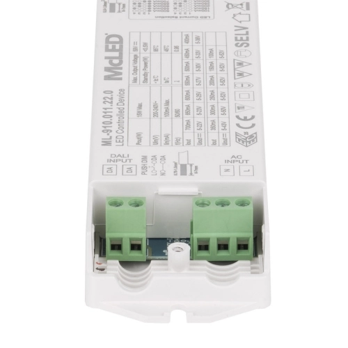 Stmívatelný DALI driver 15W 100-700mA 5-52VDC McLED ML-910.011.22.0 (obrázek 4)