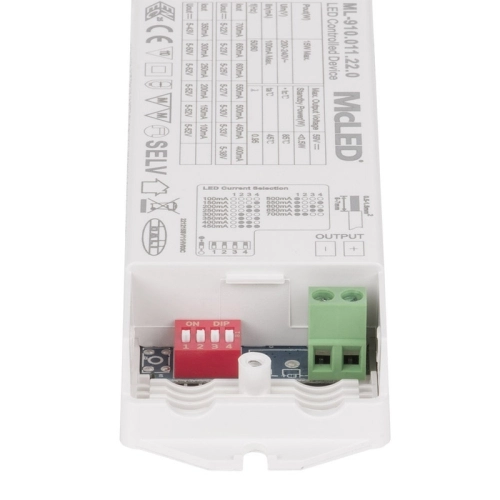 Stmívatelný DALI driver 15W 100-700mA 5-52VDC McLED ML-910.011.22.0 (obrázek 5)