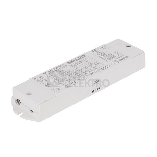 Obrázek produktu Stmívatelný DALI driver 15W 100-700mA 5-52VDC McLED ML-910.011.22.0 1